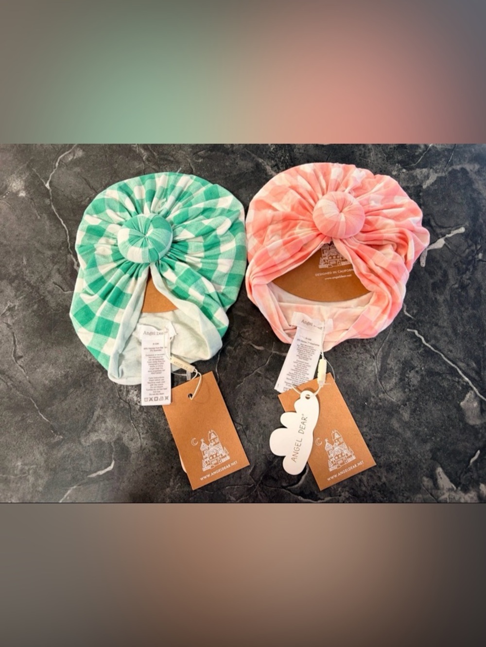 Angel dear baby girl head wraps